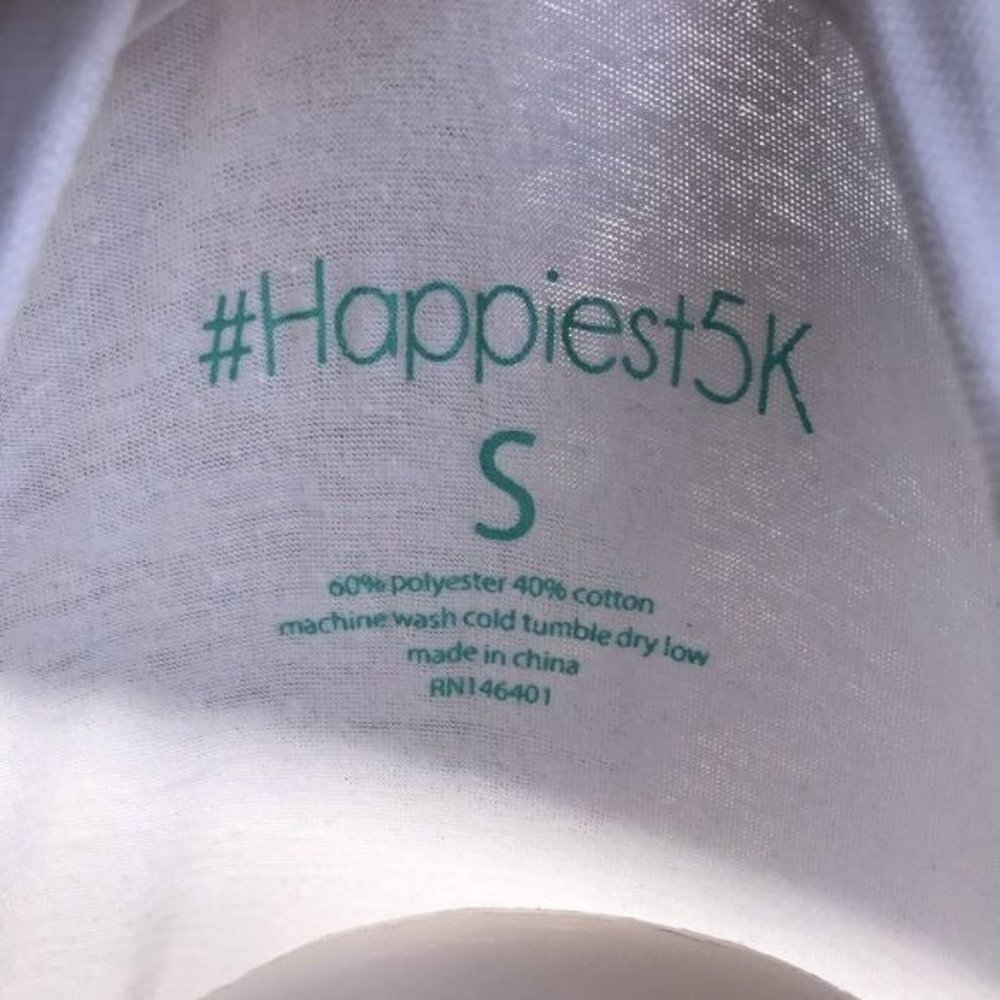 Lay's Potato Chips Happiest 5K Color Run Lays Tee Marathon Runner 10K Shirt - Picture 3 of 8